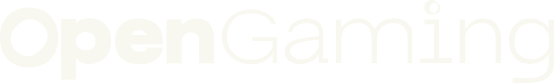 Logo OpenGaming — cliente VHS